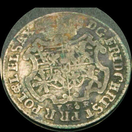 1763-Not-1703!!-1/12-Thaler-German-State-Coin--